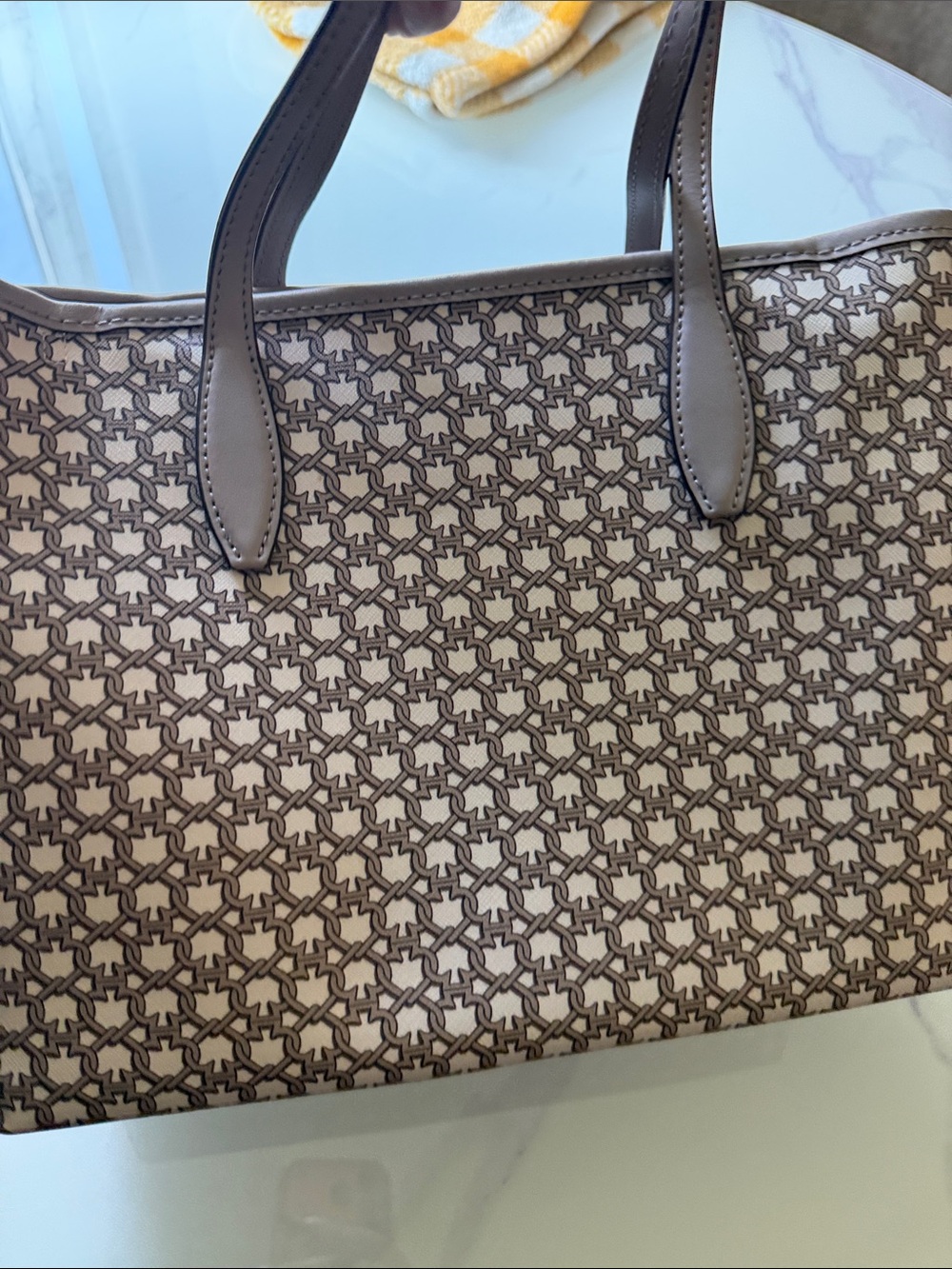 Kate Spade Patterned Tote Bag with Top Handles as is - Picture 8 of 10